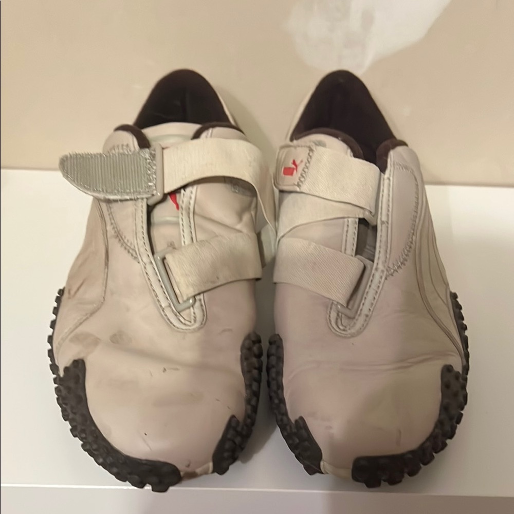 Puma Women's Sneakers in Cream and Black